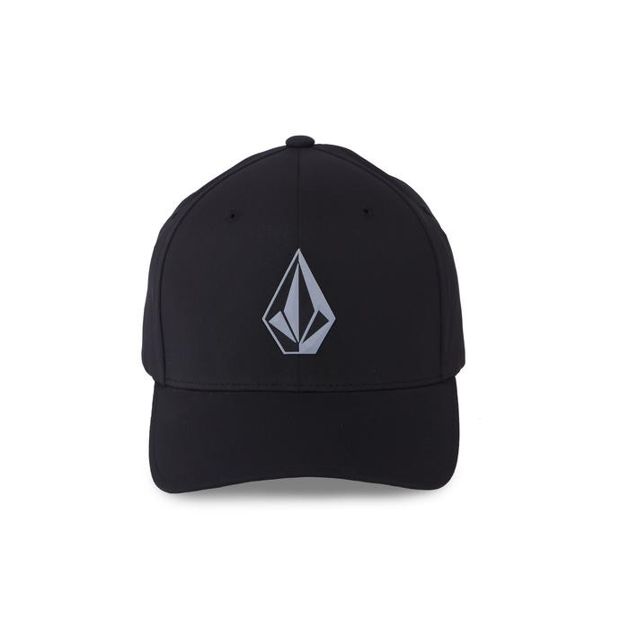 VOLCOM - MCP STONE TECH FLEXFIT DELTA HAT BLACK