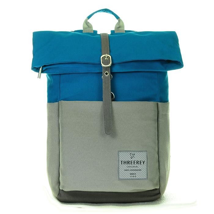 Threerey Tas Ransel - Tas Backpack Roll Top - Tas Punggung Tas Kanvas LOAN TA10305