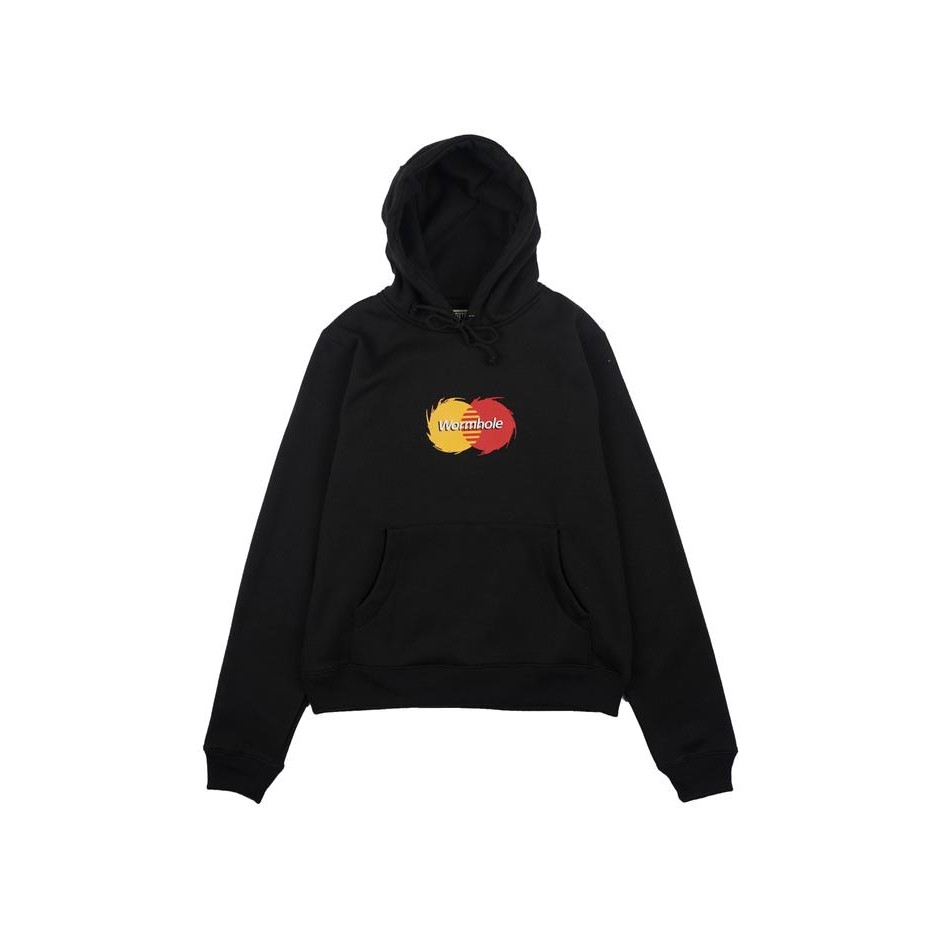 SALE Wormhole Billing Cycle Hoodie Black Fit Fleece