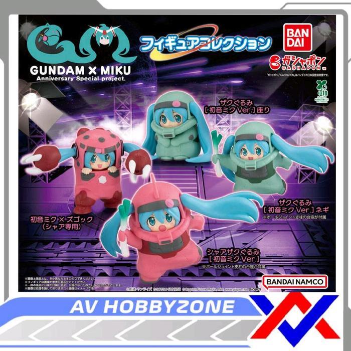 New Arrival Gachapon Gundam X Miku Anniversary Special Project Selection Bandai