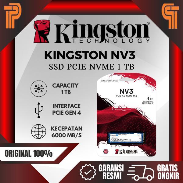 KINGSTON NV3 1TB M.2 PCIE GEN4 NVME GARANSI RESMI 5 TAHUN