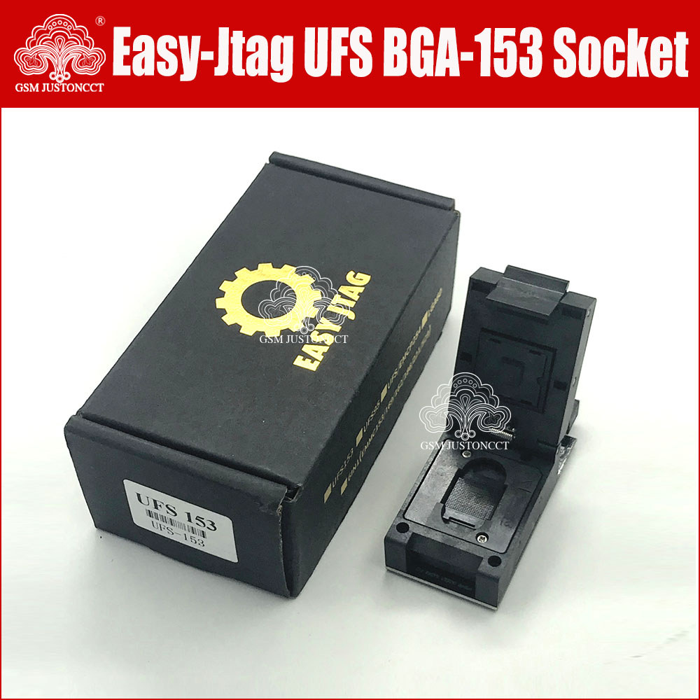 2026 Newest ORIGINAL Easy-Jtag Plus UFS BGA-153 Socket Adapter / Z3x Pro set Easy Jtag Plus box UFS