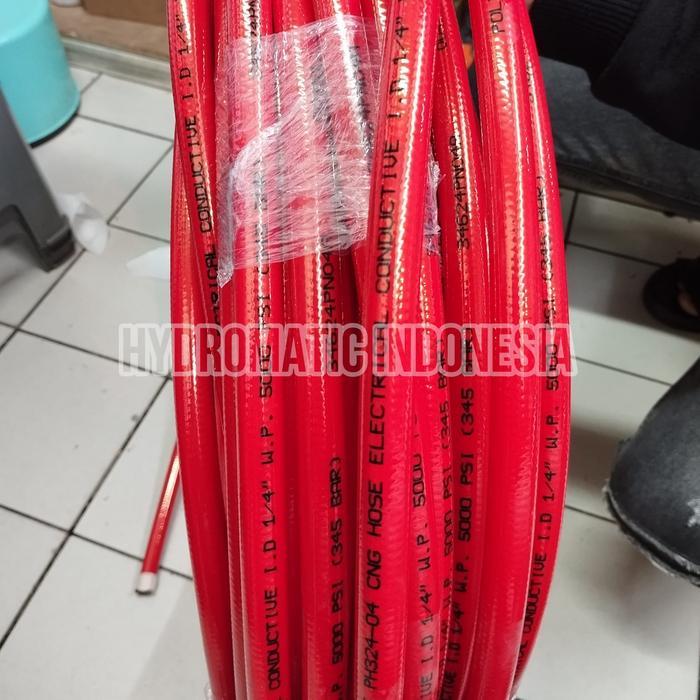 CNG HOSE HIGH PRESSURE 5000PSI MERK POLYHOSE / SELANG GAS 5000PSI