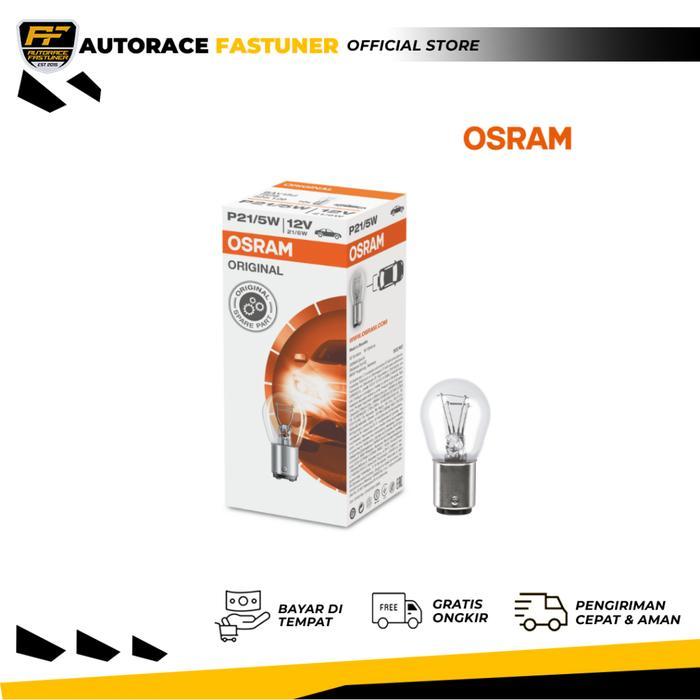 NEW OSRAM Lampu Rem Putar 12V 21/5W - P21/5W 7528