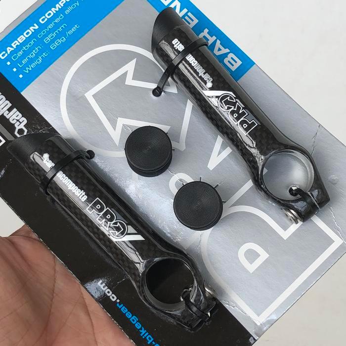 TANDUK BAR END STANG SEPEDA CARBON COMPOSITE SL PRO SHIMANO HITAM