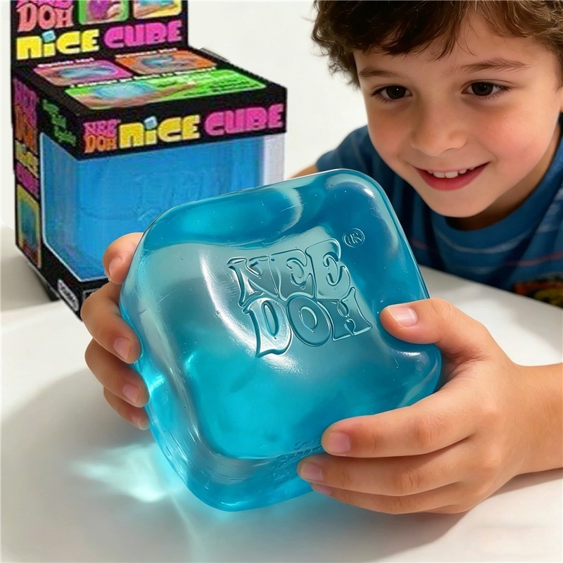 Needoh Sensory Nice Cube Gummy Bear Soft Nice Cube Anti-Stress Stress Relief ADHD Non-toxic Squeeze