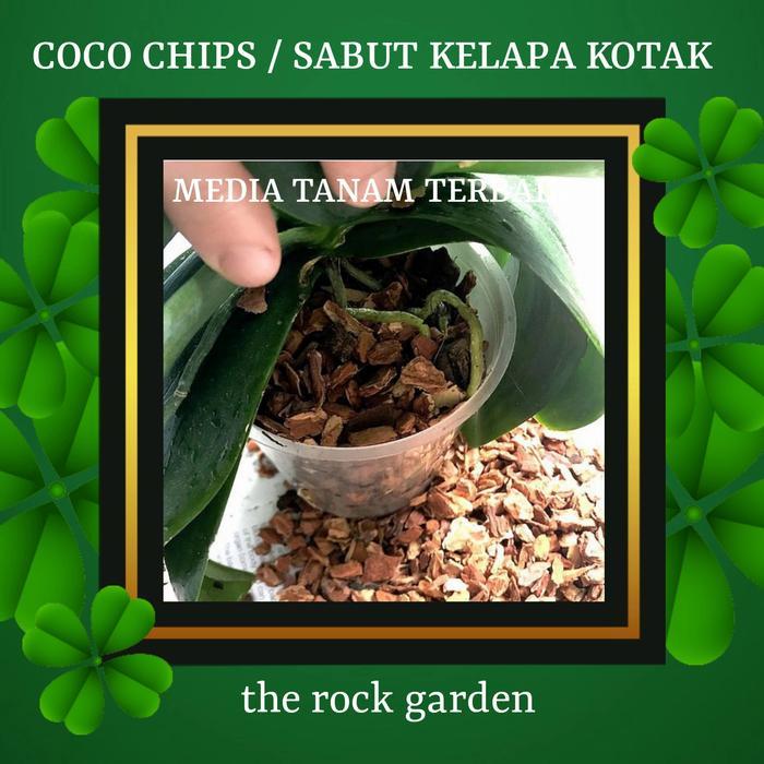 SALE coco chips 2/3 cm media tanam anggrek 150