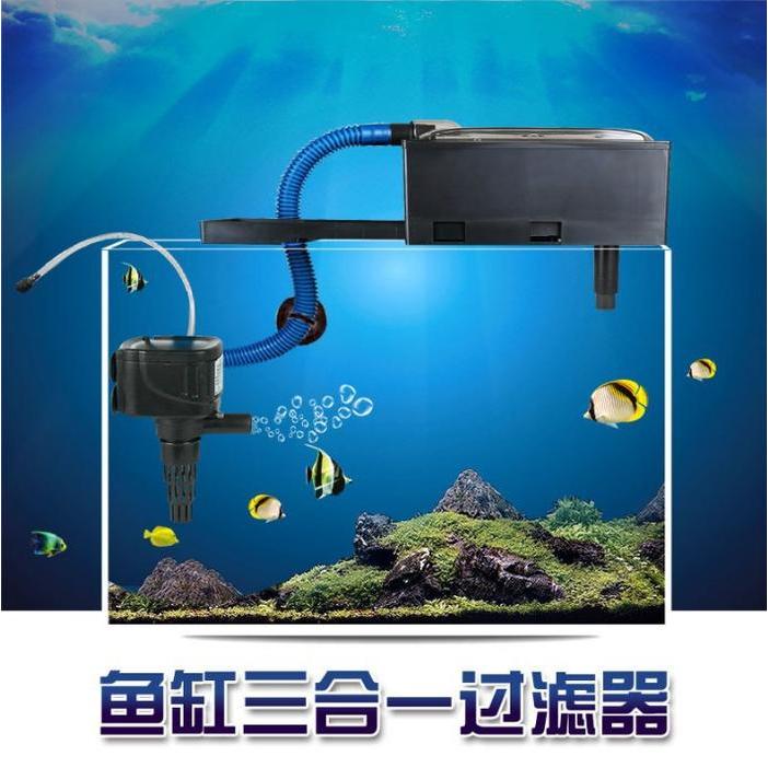 Filter Pompa Komplit Top Filter Box Aquarium 3 In 1 Top Filter SP 1200 Garansi (BOX LEBIH BESAR)