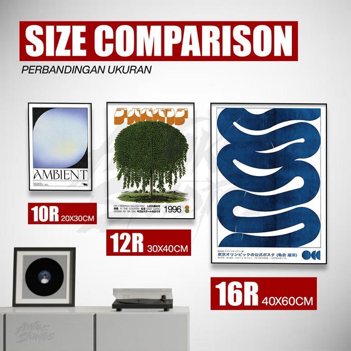 Promo Awake Studios - Poster Frame Motor Trail Series I Dekorasi Kamar Otomotif I Bingkai Dinding