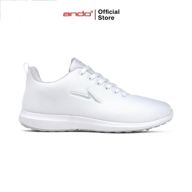 Ando Sepatu Sneakers Dreo Pria - Putih - PUTIH, 39