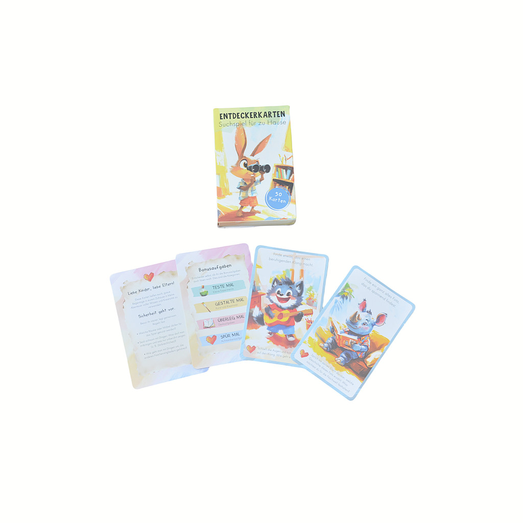 "Cognitive Interaction Card Set: Emotional Cognition + Affirmations + Exploration Game Cards" Card