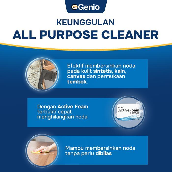 Genio PAKET BUNDLING Genio Cleaner & Genio All Purpose Cleaner - Cairan Pembersih Kerak Lantai,
