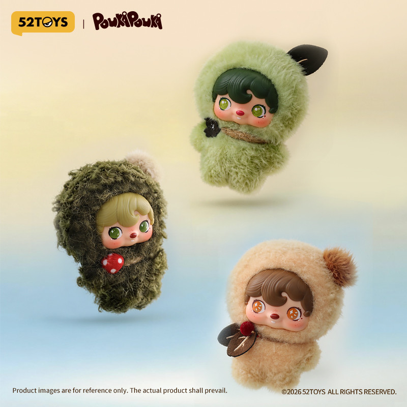 52TOYS Blind Box POUKAPOUKA Pocket Cosmos Vinyl Plush Blind Mystery Box Vinyl Plush Pendant Anime