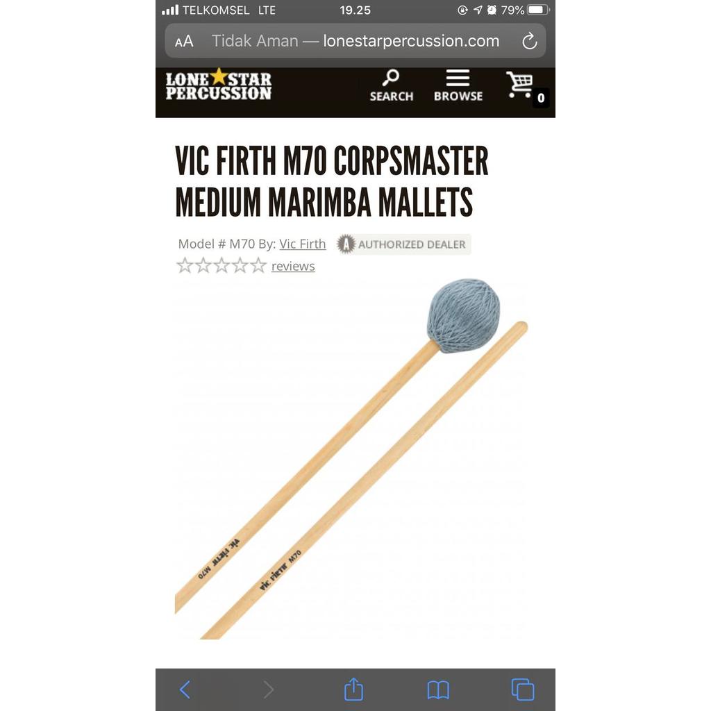 Mallet Marimba Medium (Vic Firth) M70