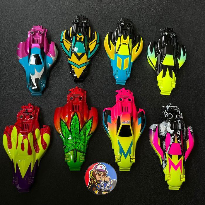 Custom Paint Body ASTUTE Project D - Rep Tamiya - Untuk Chassis SUPER 2