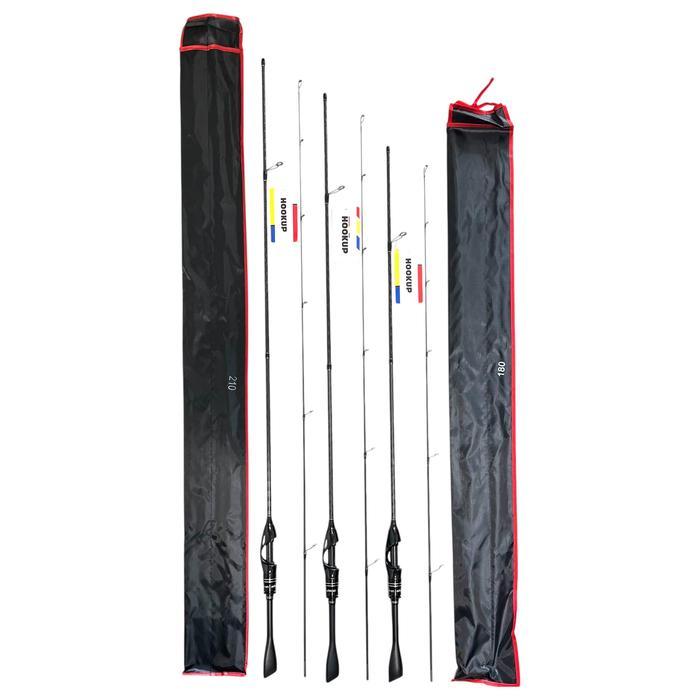 PROMO Joran Hookup Black Carbon UL 24T Panjang 180-210 Berbahan Carbon Solid dengan Gagang