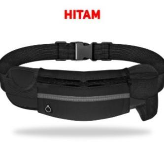 Tas Pinggang Lari ADA TEMPAT BOTOL AIR Tas Jogging Tas Lari Belt Lari Running Belt Tas Olahraga