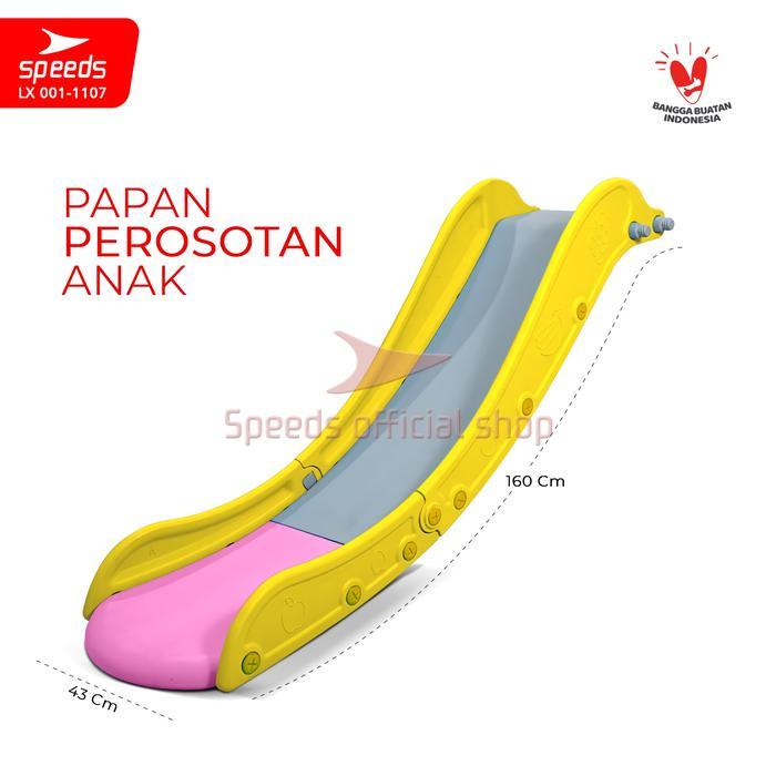 SPEEDS Papan Prosotan Anak Mainan Bayi Seluncuran Permainan Playgym Safety Perosotan Plastik