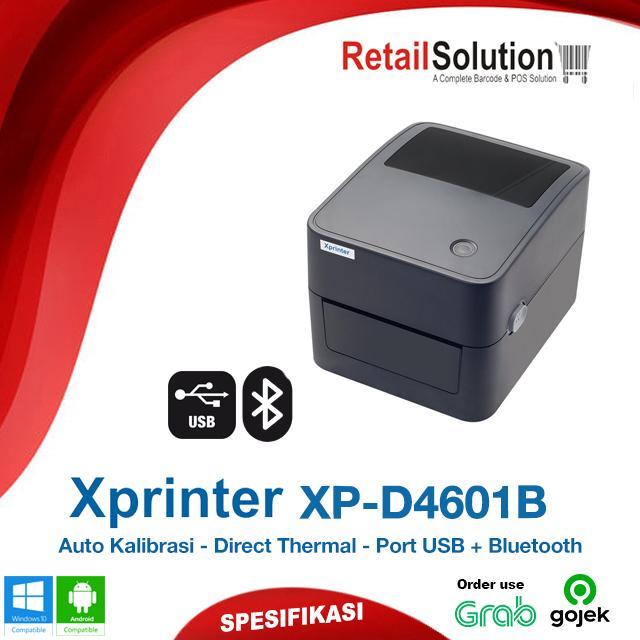 Printer Label Thermal Bluetooth XPRINTER XP4601BT XP-4601BT XP4601BT