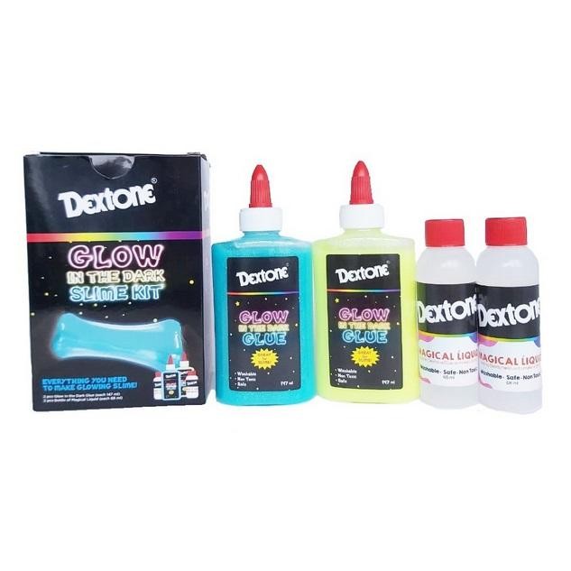 Dextone Slime Kit Glow In The Dark