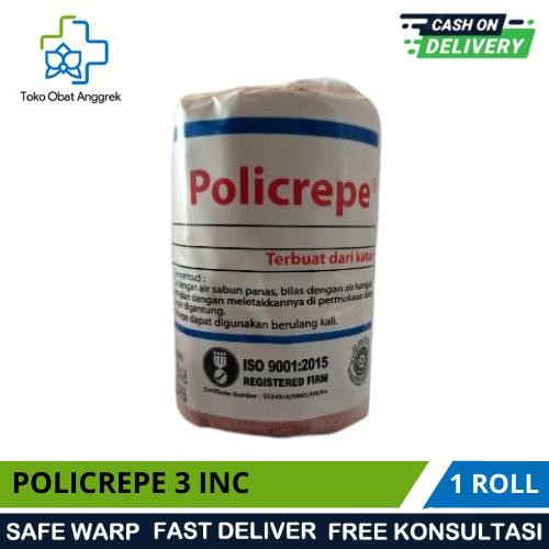 POLICREPE 3 INCH/PERBAN PATAH TULANG/VERBAN ELASTIS