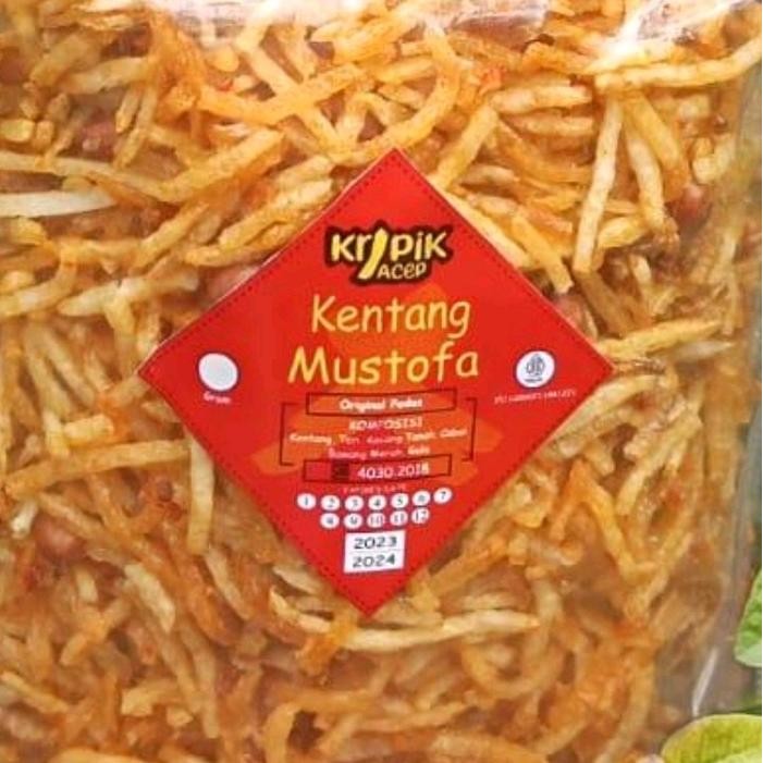 

KENTANG MUSTOFA TERI MEDAN ASLI KRIPIK ACEP 1KG KERING KERIPIK PEDAS SNACKS FOOD CEMILAN MAKANAN