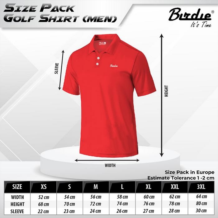Big Sale Baju Golf Shirt Series Original Birdie