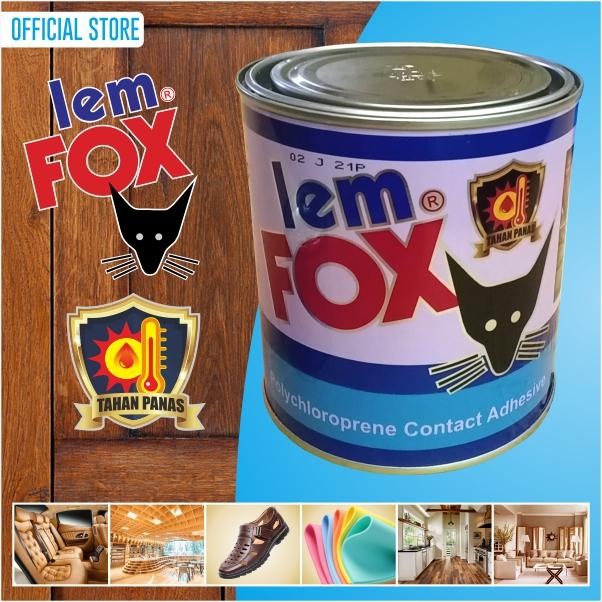 

LEM FOX BIRU KALENG 600 GRAM / LEM SERBAGUNA ORIGINAL