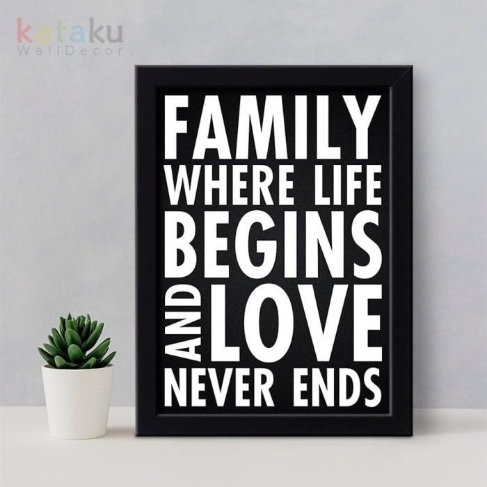 Home Decor Inspiratif - FAMILY #2 - Pigura Dekorasi Dinding Rumah