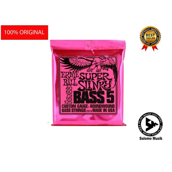 SENAR BASS ELEKTRIK 5 STRING ERNIEBALL 2824 ORIGINAL