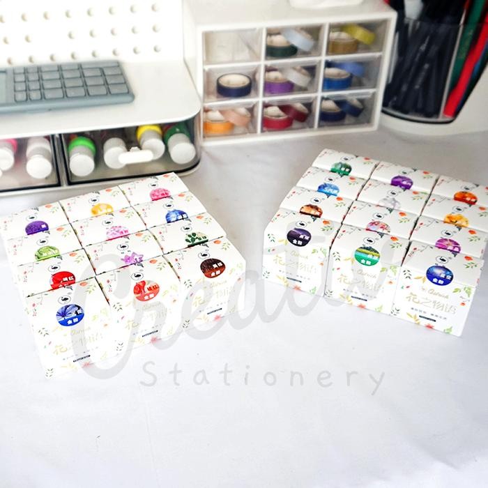 

Ostrich Tinta Kaligrafi Warna Seri Flower Shimmer Series Colorful Ink 15 Ml Calligraphy