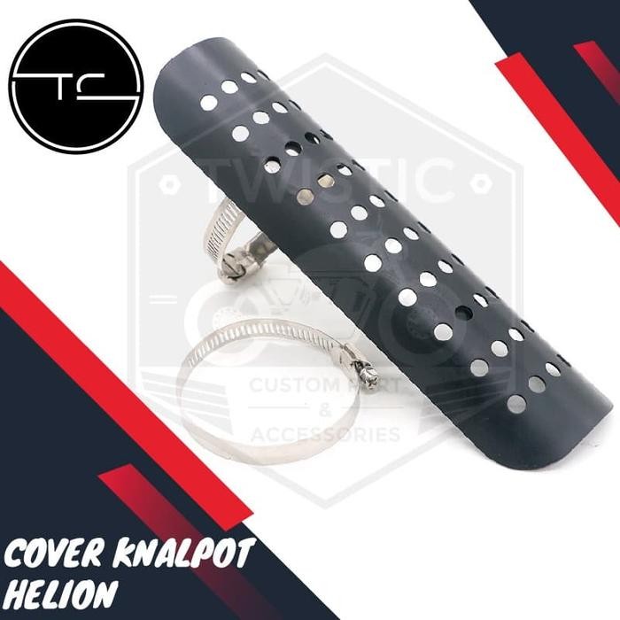 COVER SHIELD PELINDUNG KNALPOT HELION MOTOR W175 XSR 155 BENELLI