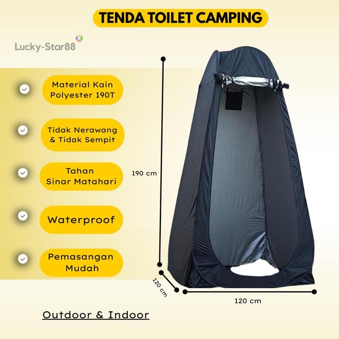 Tenda Toilet Camping Aera Tenda Mandi Ganti Baju Lipat Otomatis
