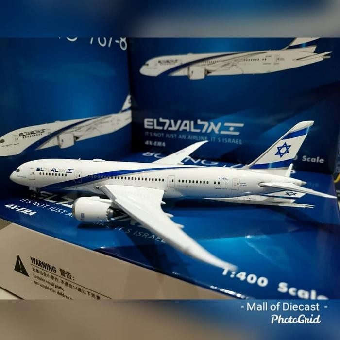 BARANG TERLARIS EL AL BOEING 787-8 PHOENIX 1:400 PACKING AMAN