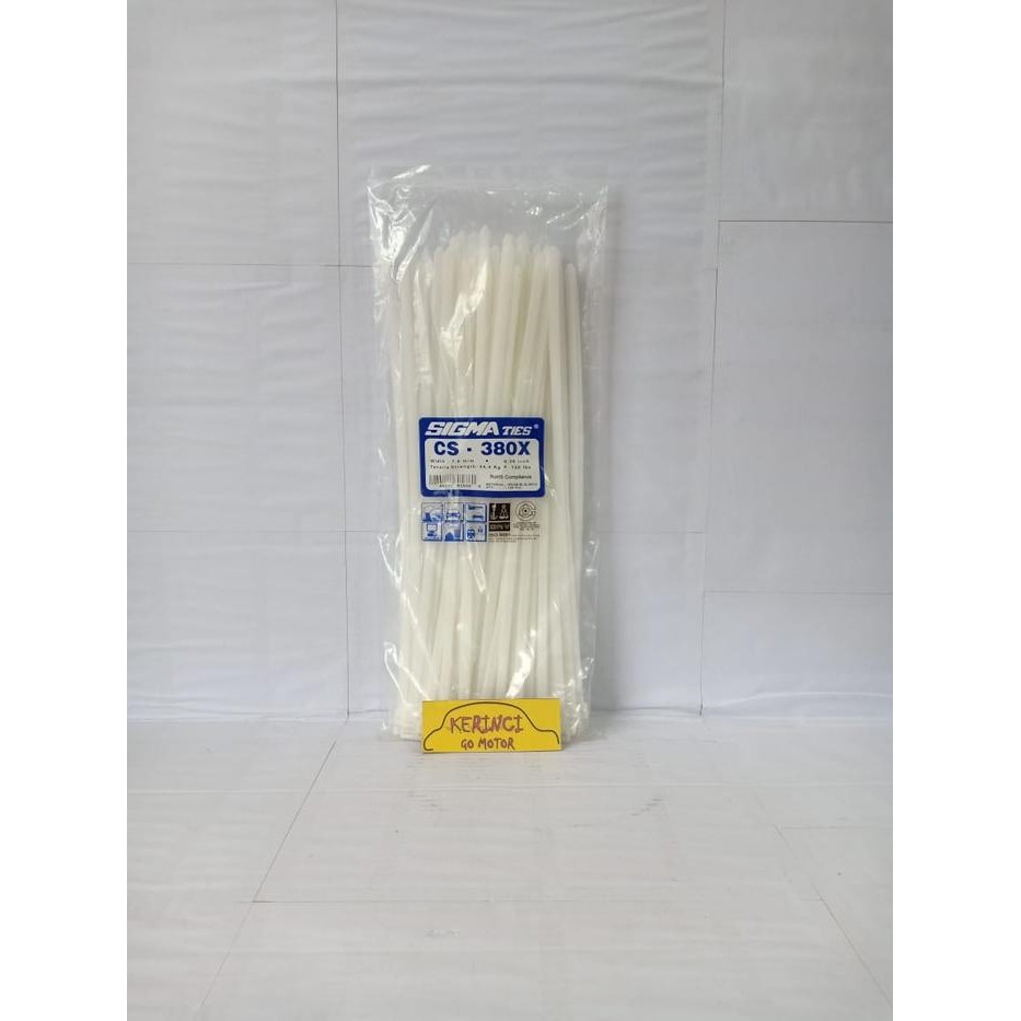 

Kabel Ties Sigma Cs 380X Lebar Putih 38Cm 1 Pack - Kabel Tis Insulok