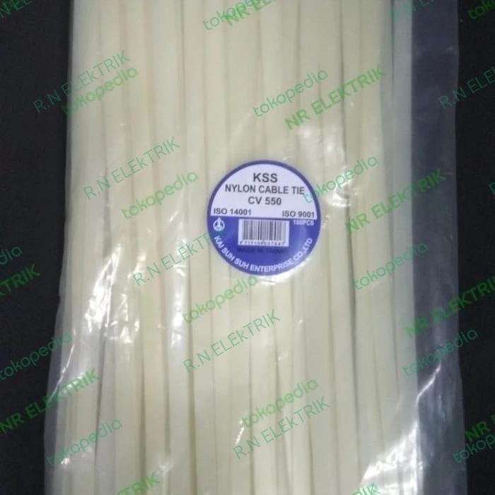 

Kabel Ties Cv 550 X 9 Kss Warna Putih @100 Pcs