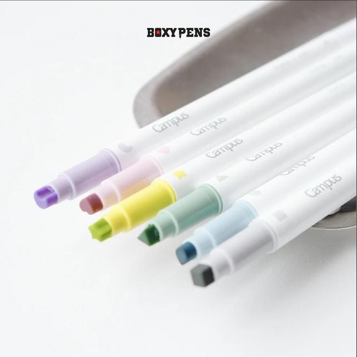 

Kokuyo Campus Stamp Line Marker Double-Side Highlighter