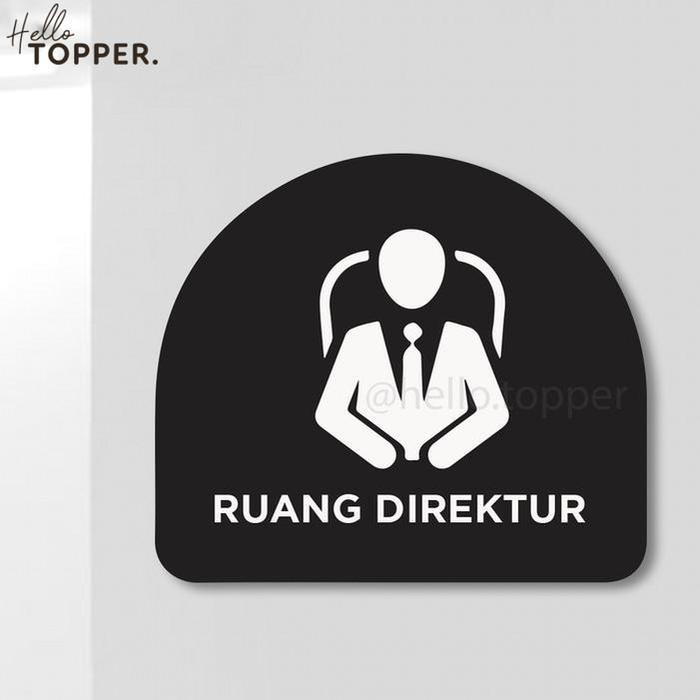 

Ruang Direktur Akrilik Tempel Dinding Papan Acrylic