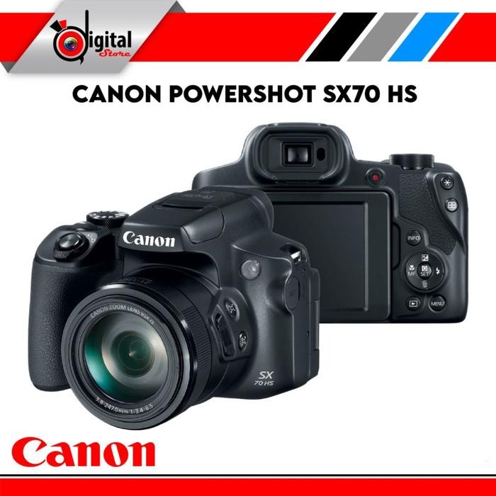 Canon PowerShot SX70HS / SX 70 HS 4K / Canon SX-70 HS / SX70HS Shopeseler