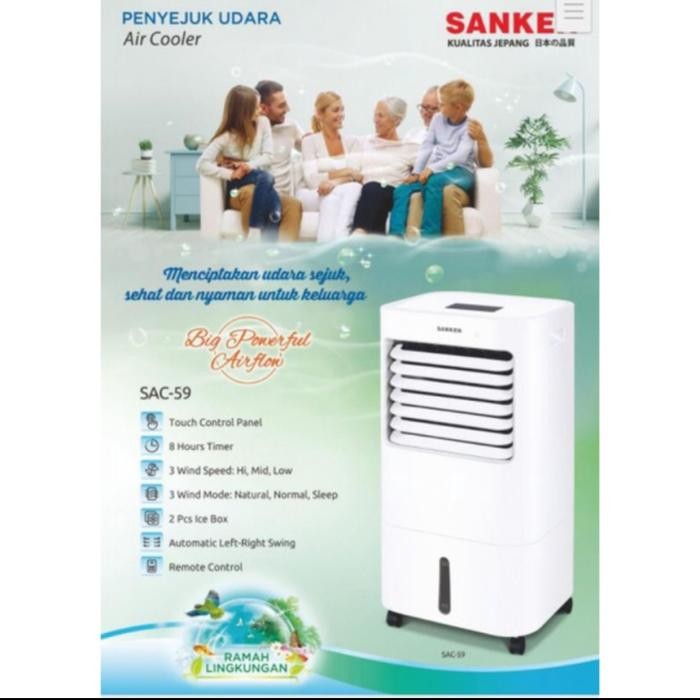 air cooler Sanken sac 59 garansi 1 tahun