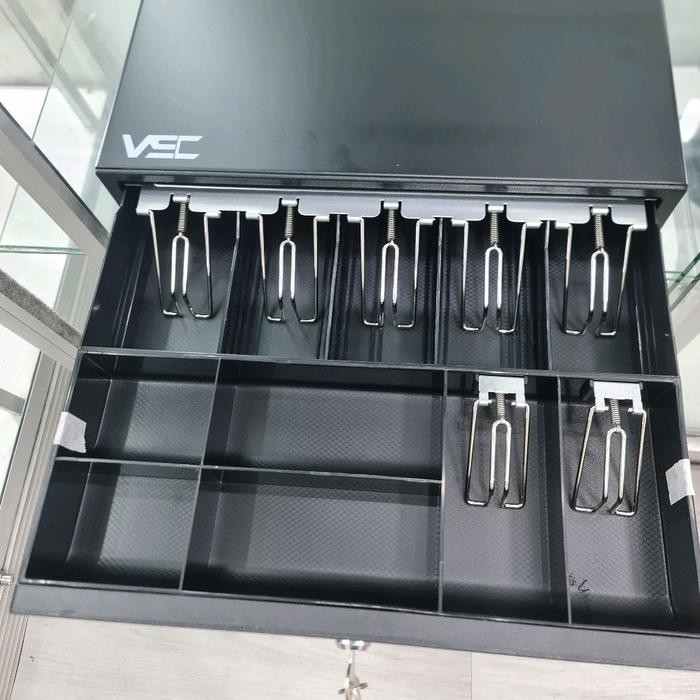 

CASH DRAWER /LACI UANG KASIR VSC CD-408 (43 X 40 CM ) RJ-11 OTOMATIS