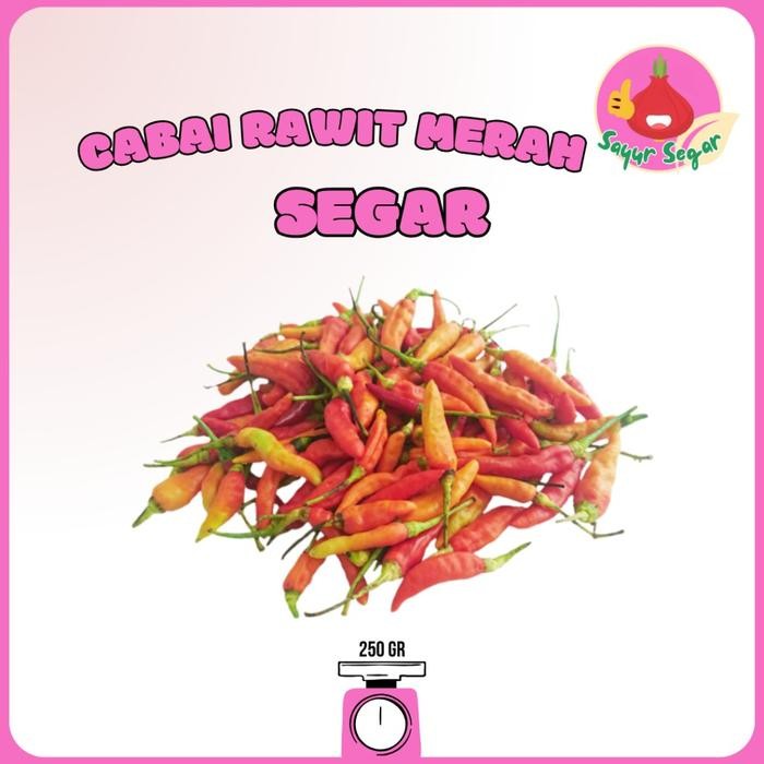 

Pilihan- Cabai Rawit Merah/Cabai Rawit/Cabai Rawit Setan 250Gr - Bawangbagus