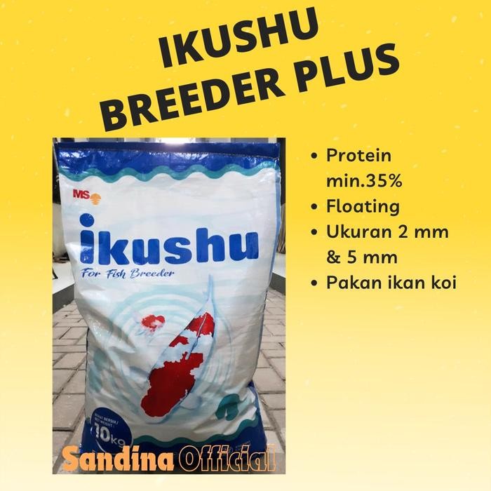 IKUSHU PAKAN PELET MAKANAN IKAN KOI KOKI AIR TAWAR AQUARIUM KOLAM KOHAKU SLAYER TANCHO SHOWA SANKE