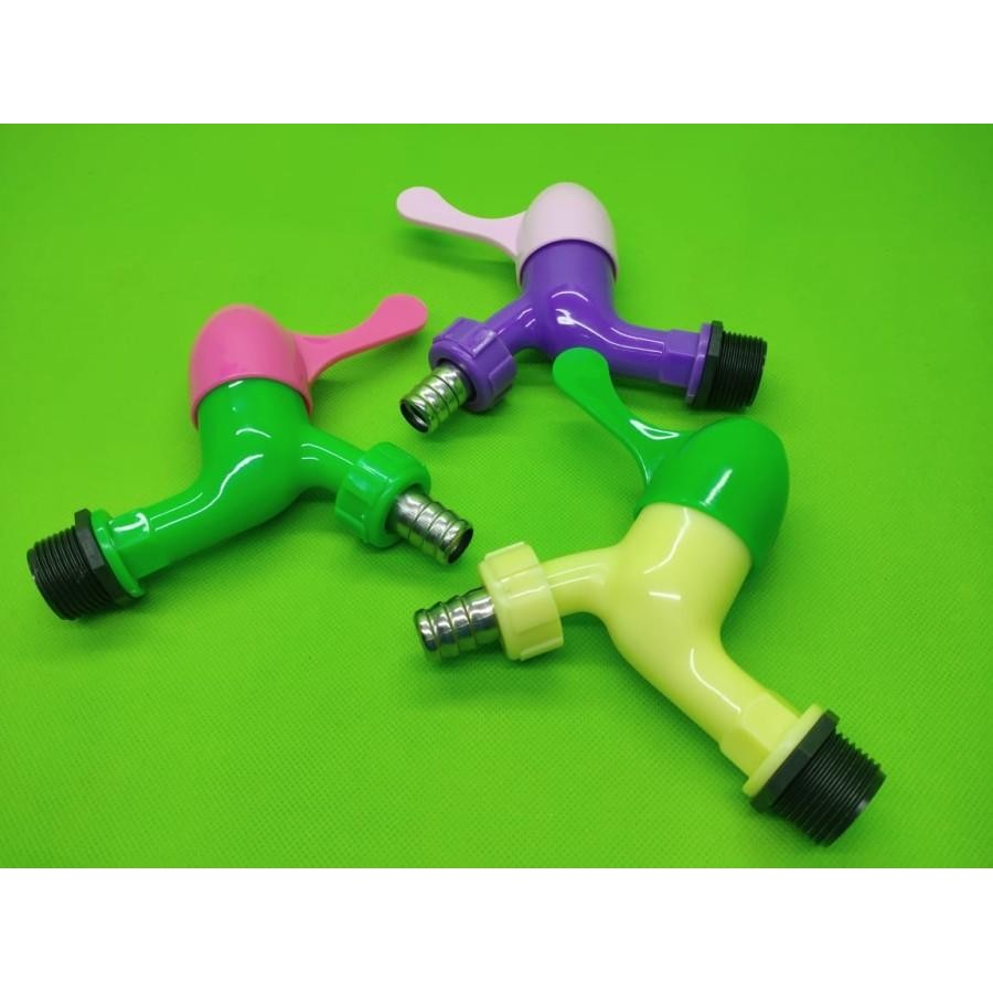Kran Keran Air Taman Engkol Pvc Plastik Warna Random Bagus GROSIR SBJ