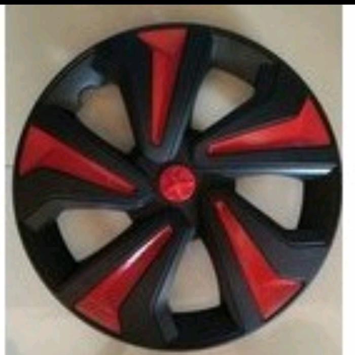 Whell Dop Velg Mobil Ayla Ring 13 Hitam Merah
