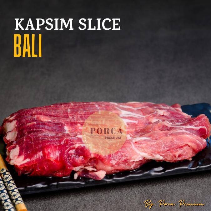 Pilihan- Daging Babi Bali Kapsim Slice Pork Slice