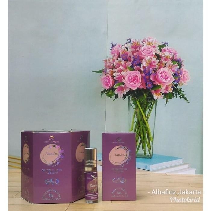 Parfum Al Rehab Sandra 6pcs / nyak Wangi Al Rehab Sandra Ori