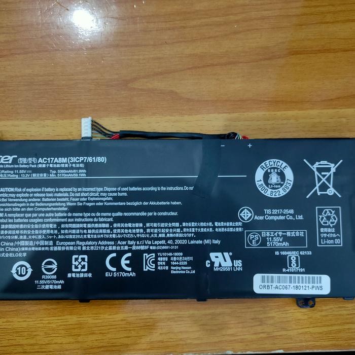 Dijual baterai Acer aspire 5 A514-51 A514-52 A514-53
