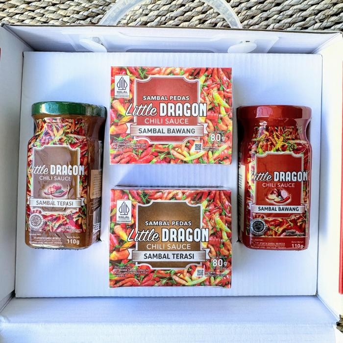 

DISKON Little Dragon Chili Gift Bag 2 Botol & 2 Box Mix READY STOCK