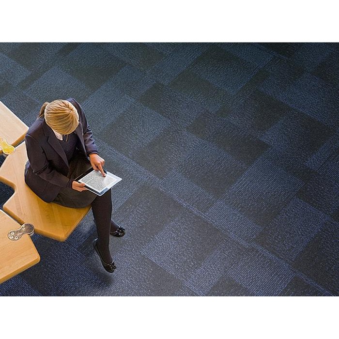 Karpet Lantai / Karpet Kantor / Karpet Hotel Meteran Tebal Premium Tile Custom Planks Covina 50X50